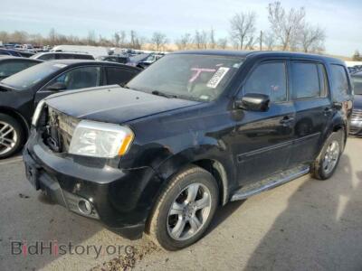 2014 Honda PILOT EXL, черный — VIN 5FNYF4H52EB054191, Copart