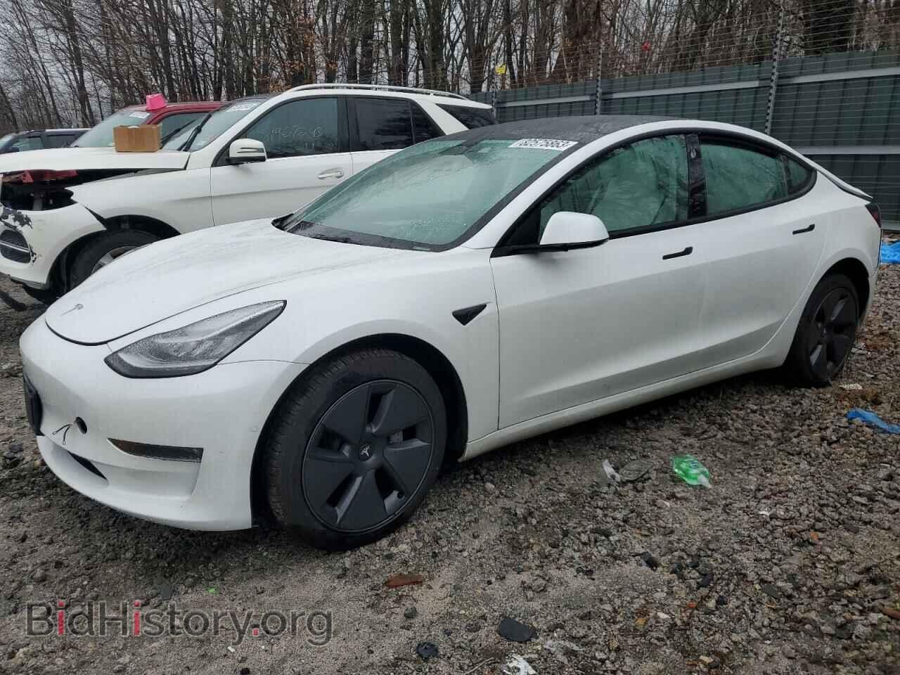 Photo 5YJ3E1EB4NF259050 - TESLA MODEL 3 2022