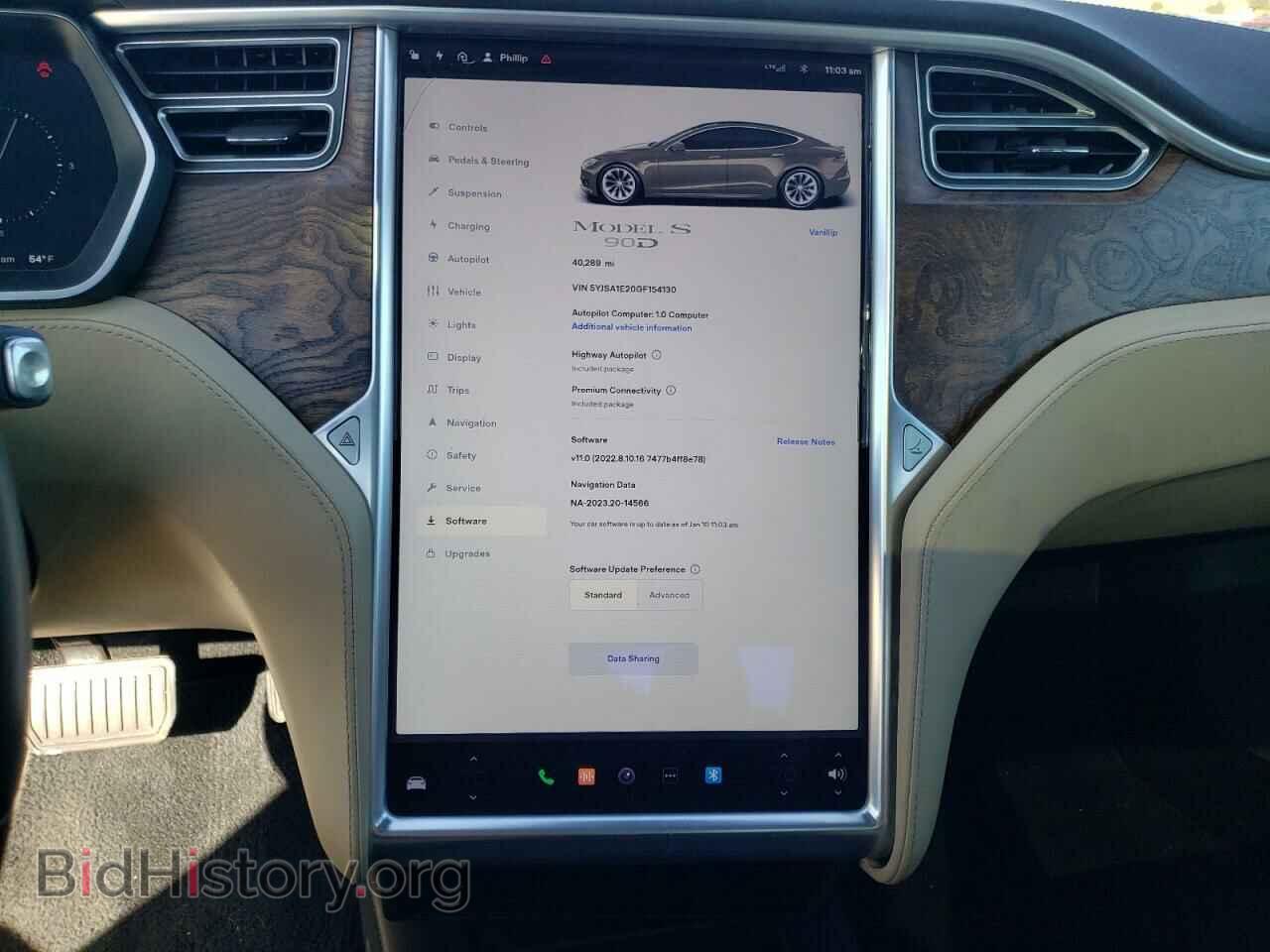 2016 TESLA MODEL S - VIN: 5YJSA1E20GF154130 - Photo 9