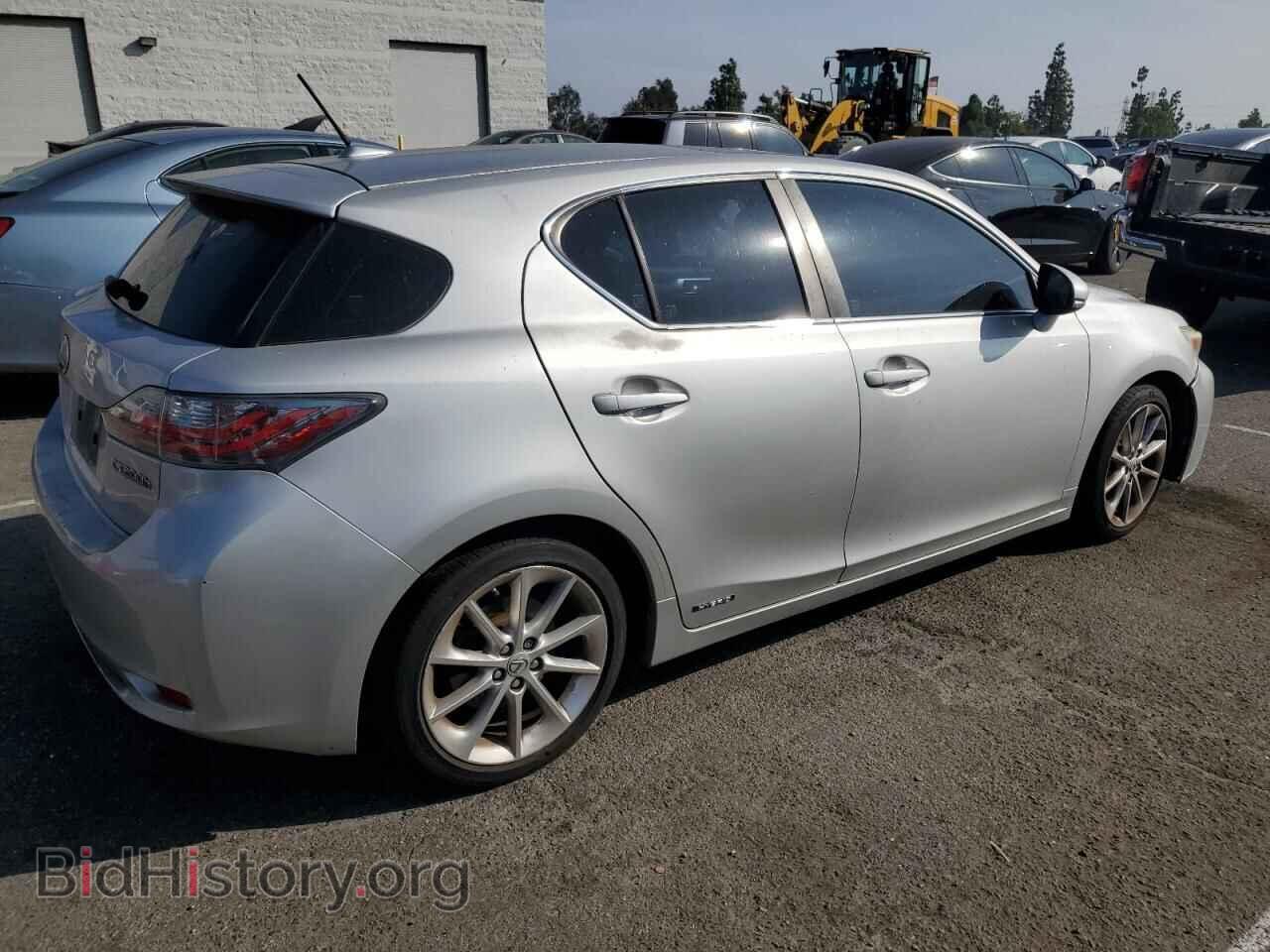 2012 LEXUS CT 200 - VIN: JTHKD5BH6C2086550 - Фото 3