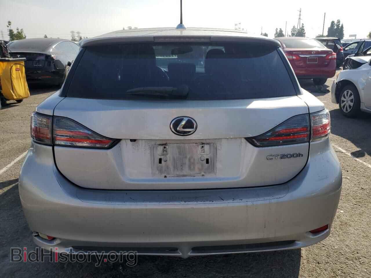 2012 LEXUS CT 200 - VIN: JTHKD5BH6C2086550 - Фото 6