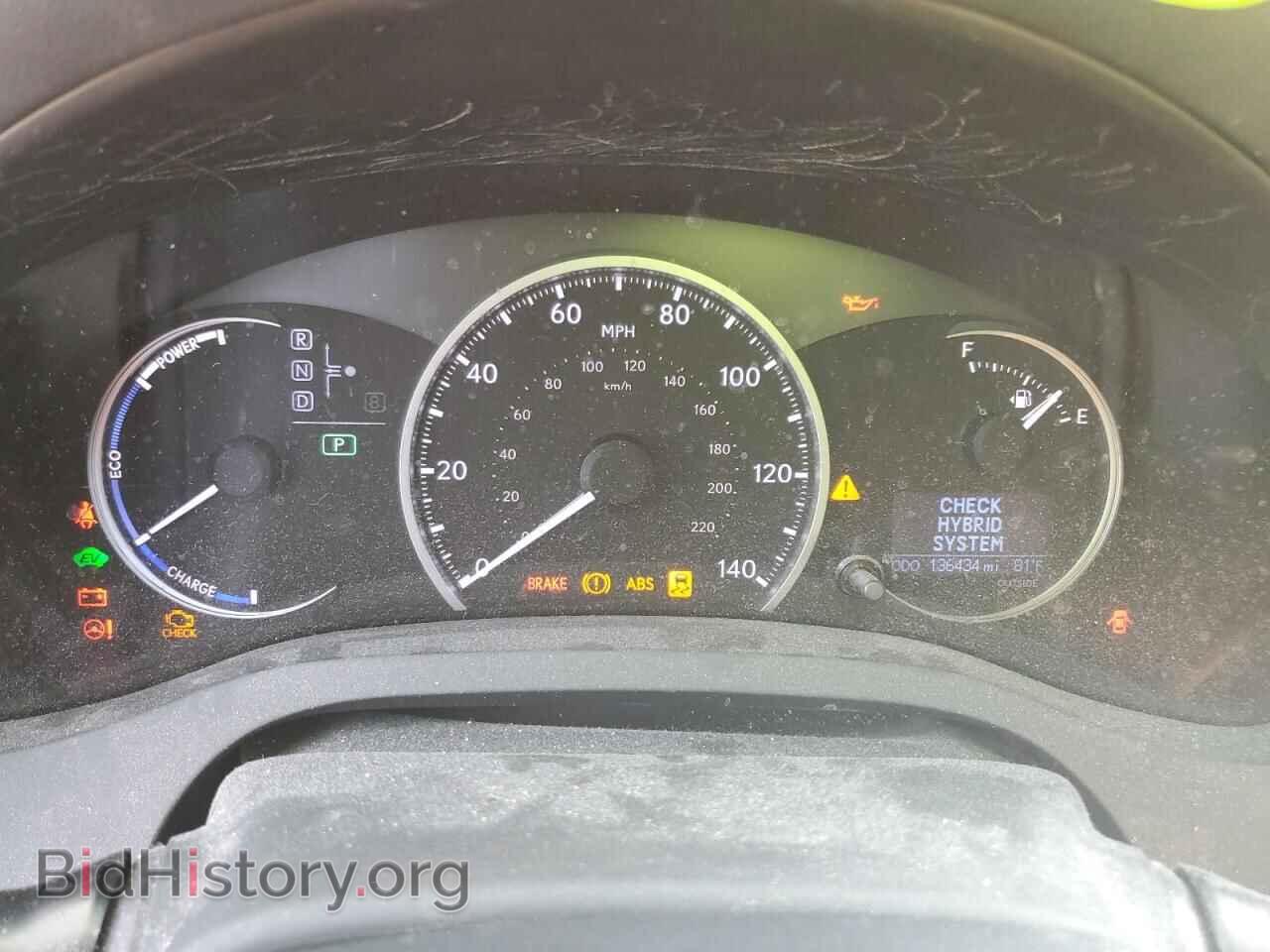 2012 LEXUS CT 200 - VIN: JTHKD5BH6C2086550 - Фото 9