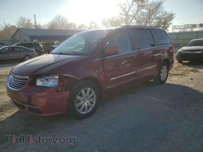 2015 Chrysler MINIVAN Touring, red — VIN 2C4RC1BG5FR545656, Copart