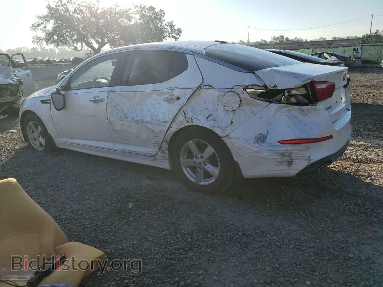 2015 KIA OPTIMA - VIN: KNAGM4A75F5633849 - Фото 2
