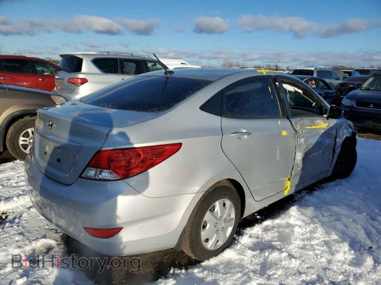 2014 HYUNDAI ACCENT - VIN: KMHCT4AE9EU753575 - Фото 3