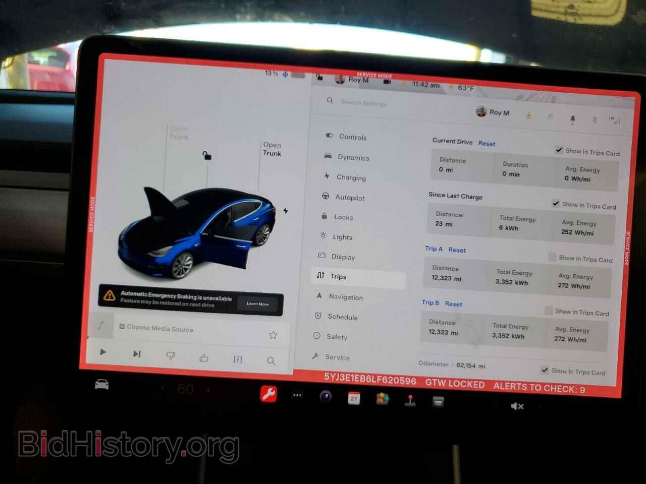 2020 TESLA MODEL 3 - VIN: 5YJ3E1EB6LF620596 - Photo 9