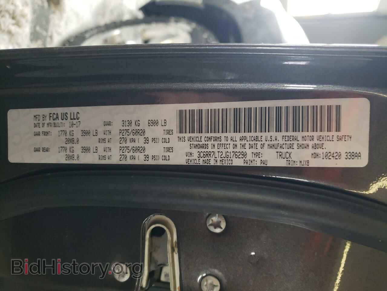 2018 RAM 1500 - VIN: 3C6RR7LT2JG176290 - Фото 12