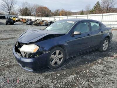 2013 Dodge AVENGER SE, синий — VIN 1C3CDZAB2DN563134, Copart