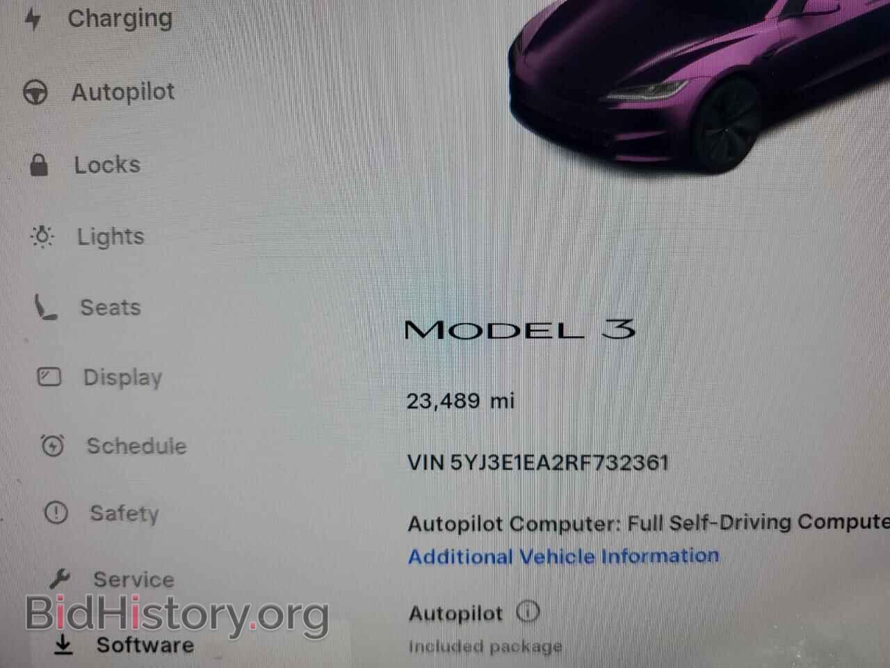 2024 TESLA MODEL 3 - VIN: 5YJ3E1EA2RF732361 - Photo 9
