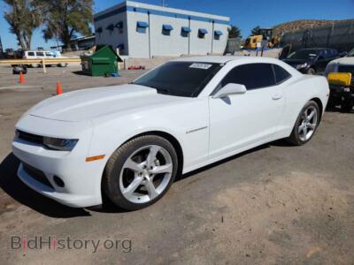 2015 Chevrolet CAMARO LT, white — VIN 2G1FD1E35F9282747, Copart