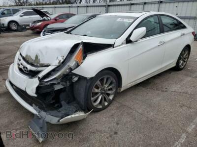 2011 Hyundai SONATA SE, белый — VIN 5NPEC4AC9BH210969, Copart