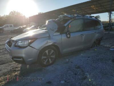 2018 Subaru FORESTER 2.5I Premium, серебристый — VIN JF2SJAEC0JH570776, Copart