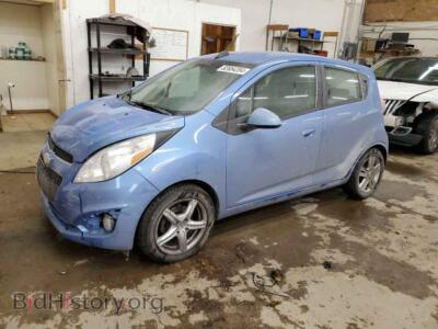 2015 Chevrolet SPARK 1LT, blue — VIN KL8CD6S98FC763965, Copart