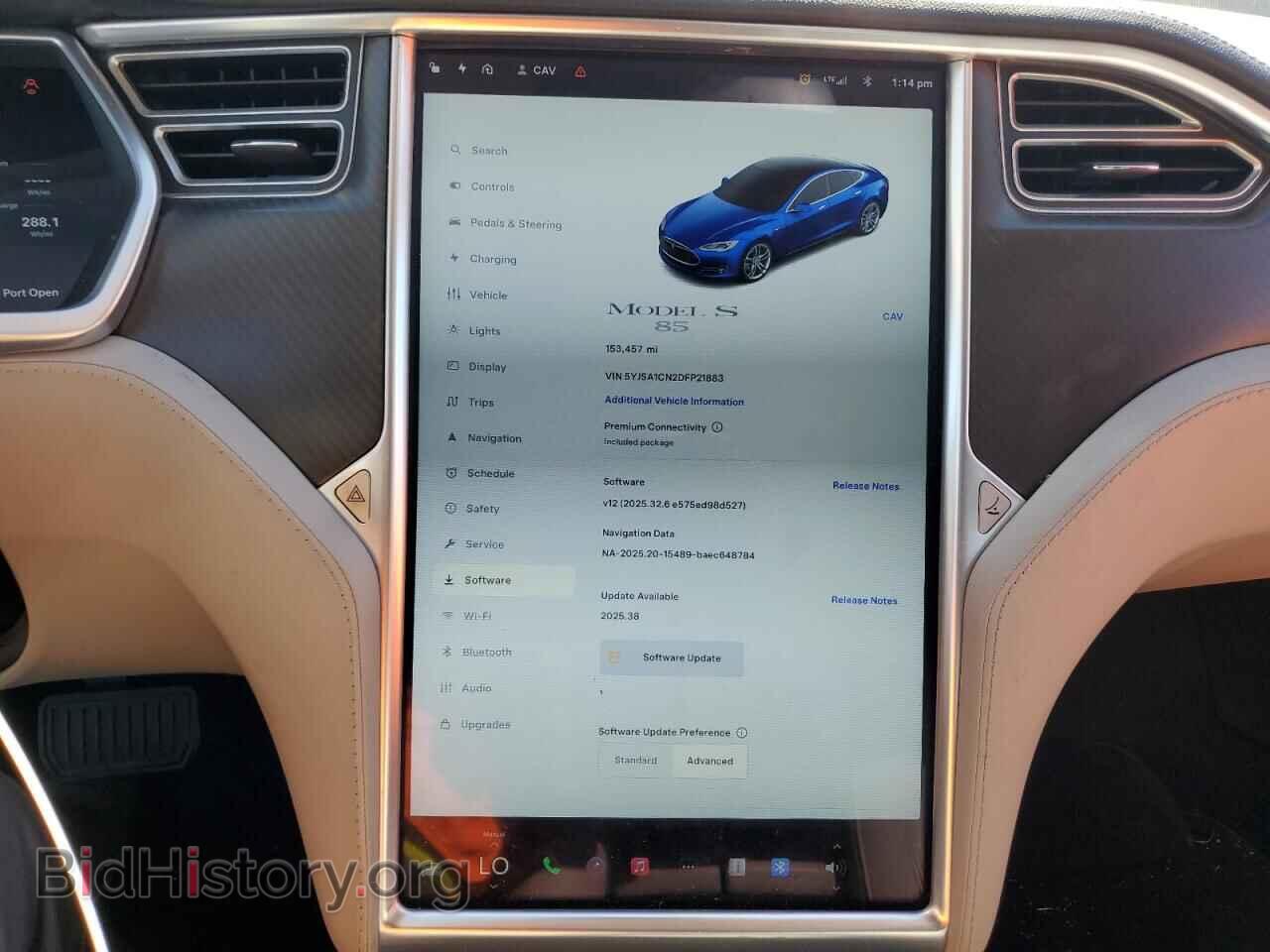 2013 TESLA MODEL S - VIN: 5YJSA1CN2DFP21883 - Photo 9