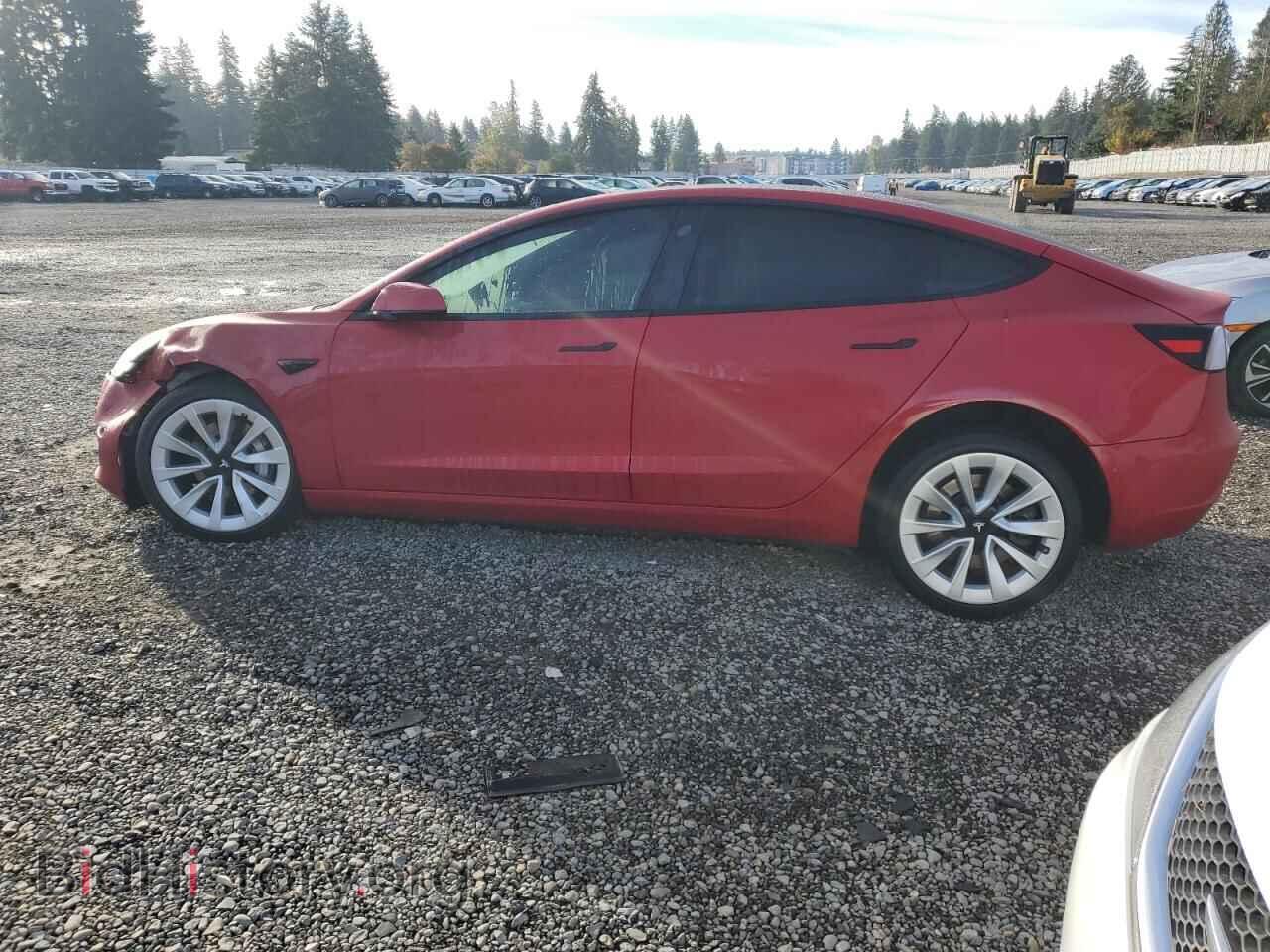 2022 TESLA MODEL 3 - VIN: 5YJ3E1EA4NF185832 - Фото 2