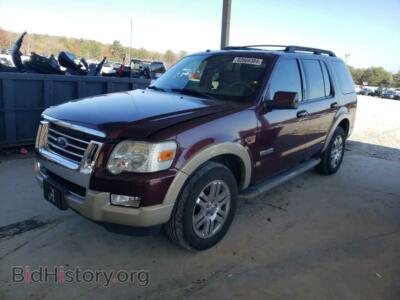 2008 Ford EXPLORER Eddie Bauer, бордовый — VIN 1FMEU64E48UA14101, Copart