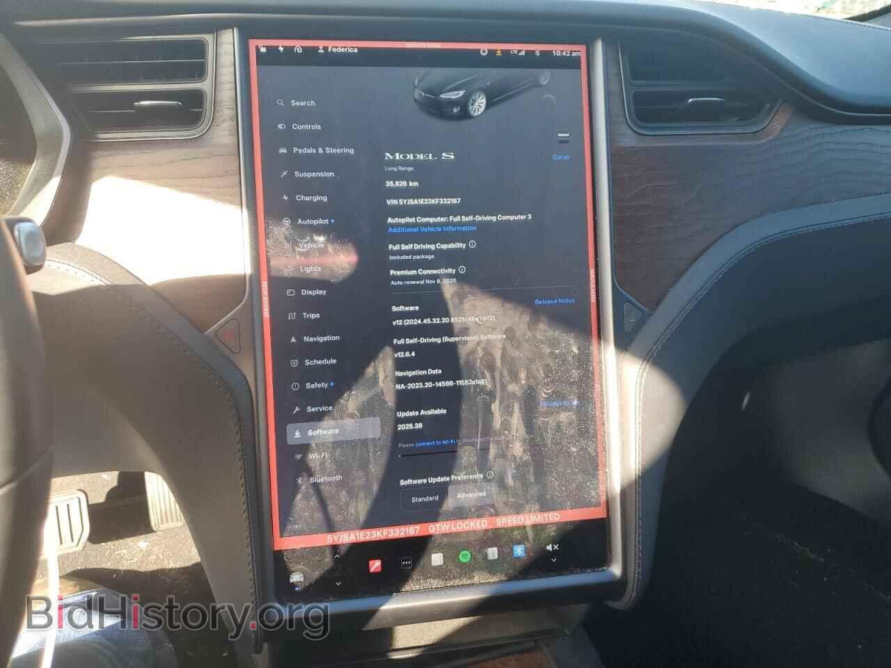 2019 TESLA MODEL S - VIN: 5YJSA1E23KF332167 - Photo 9