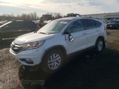 2015 Honda CRV EX, белый — VIN 5J6RM4H52FL086884, Copart