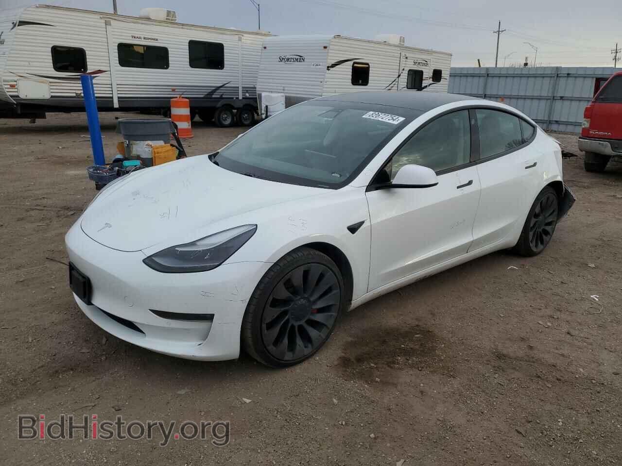 Photo 5YJ3E1EC6MF059598 - TESLA MODEL 3 2021