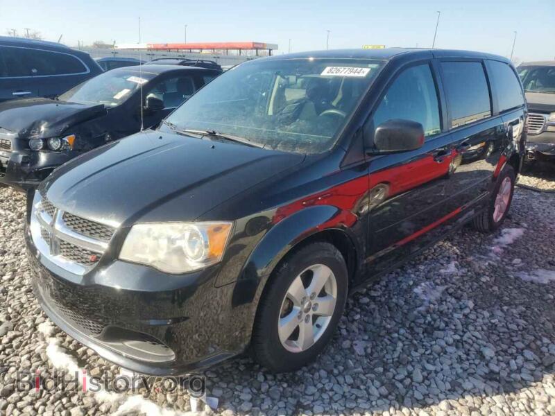 2013 Dodge CARAVAN SE (VIN 2C4RDGBG4DR634440) — фото 1 из 13, Copart, повреждение: бок