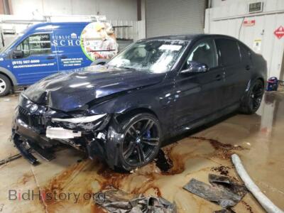 2018 BMW M3, black — VIN WBS8M9C57J5L00778, Copart