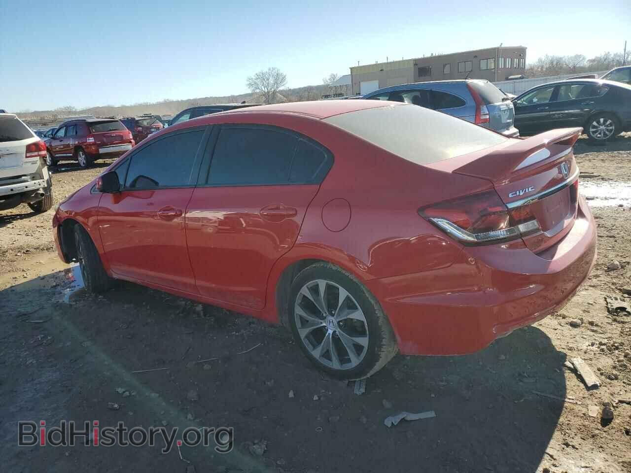 2013 HONDA CIVIC - VIN: 2HGFB6E50DH704357 - Фото 2