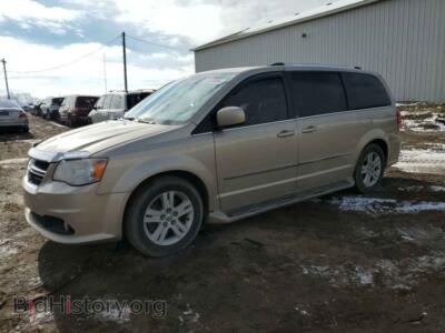 2013 Dodge CARAVAN Crew, золотистый — VIN 2C4RDGDG0DR768505, Copart