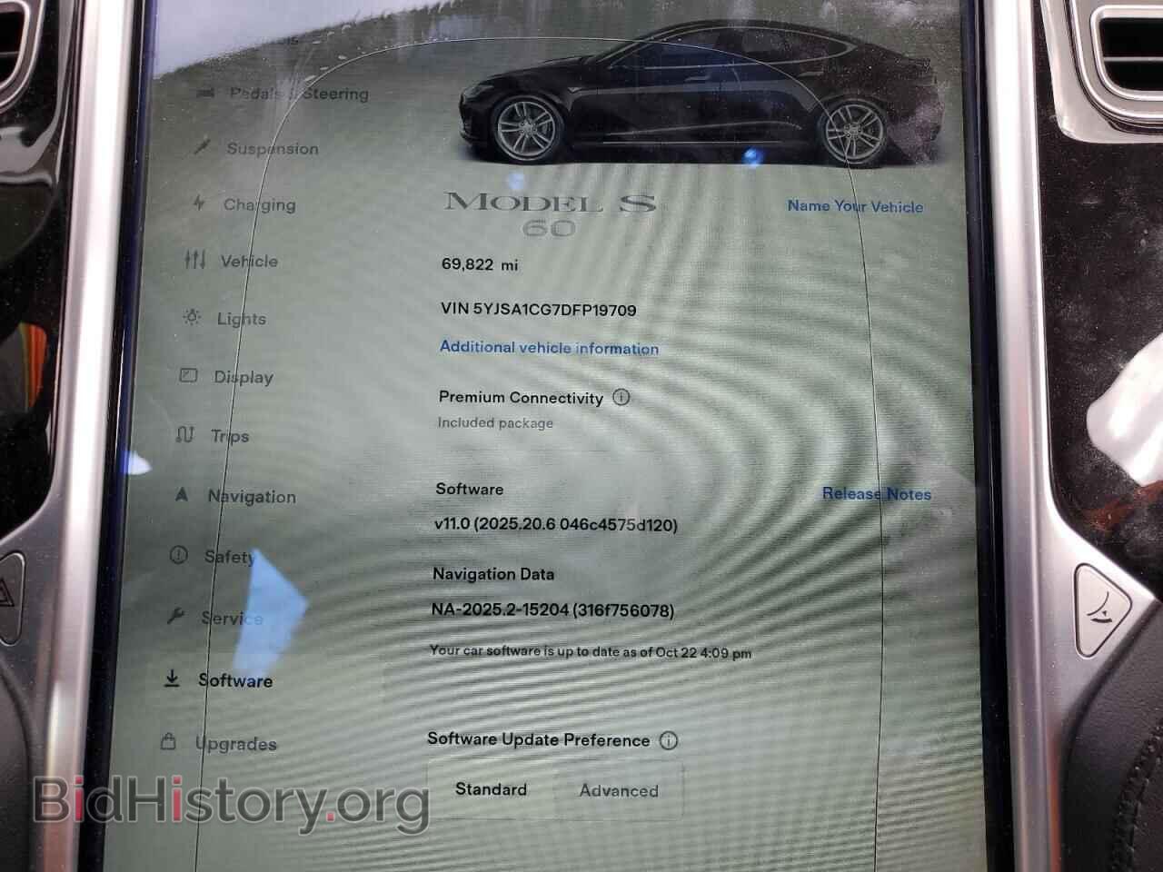 2013 TESLA MODEL S - VIN: 5YJSA1CG7DFP19709 - Photo 9