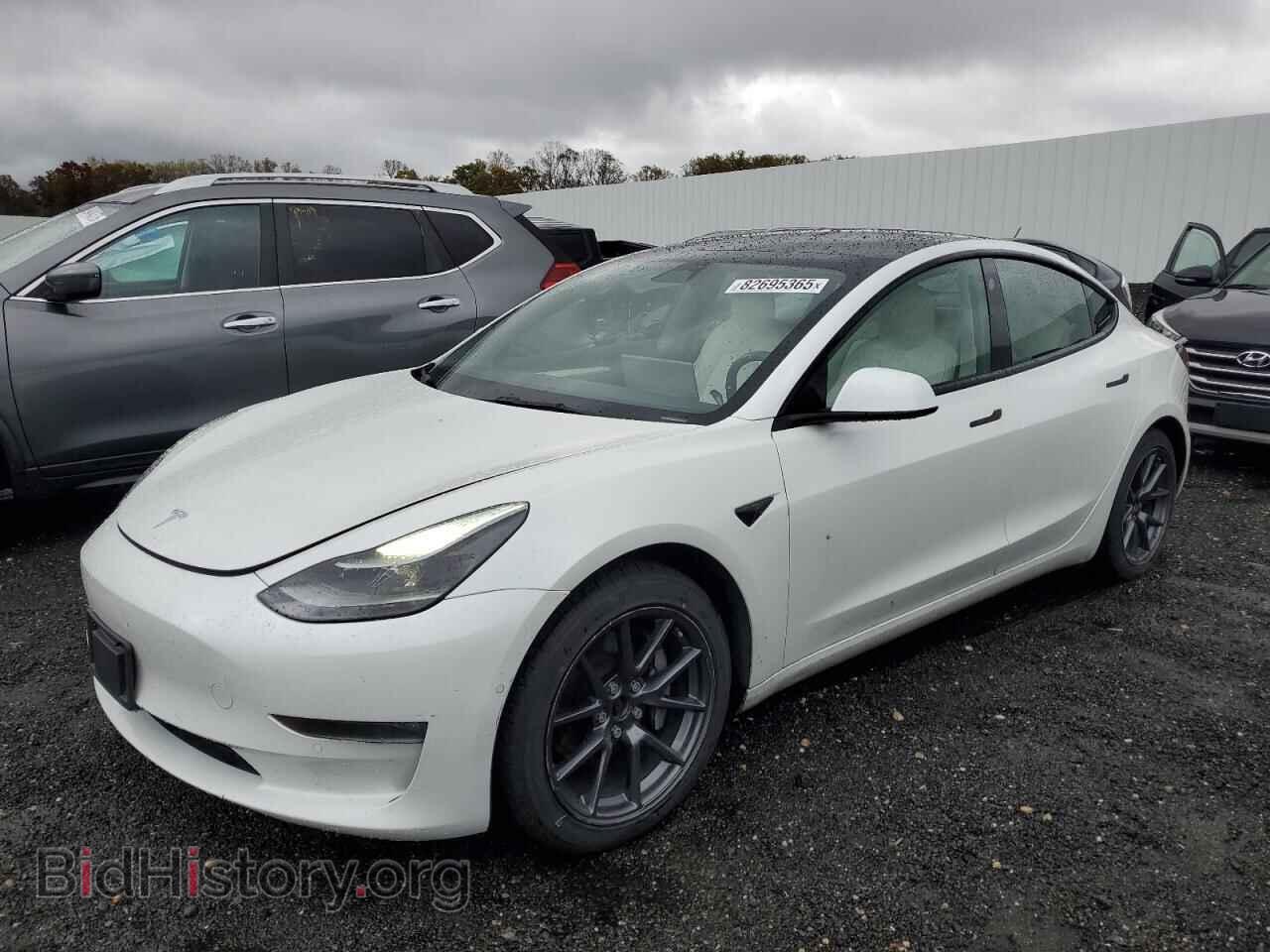 Photo 5YJ3E1EB2NF115254 - TESLA MODEL 3 2022