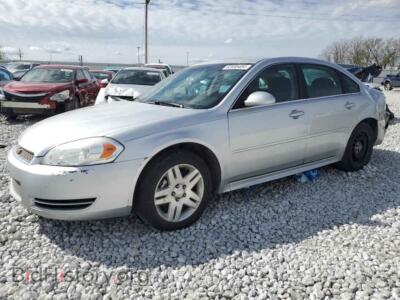 2013 Chevrolet IMPALA LT, silver — VIN 2G1WG5E37D1125649, Copart