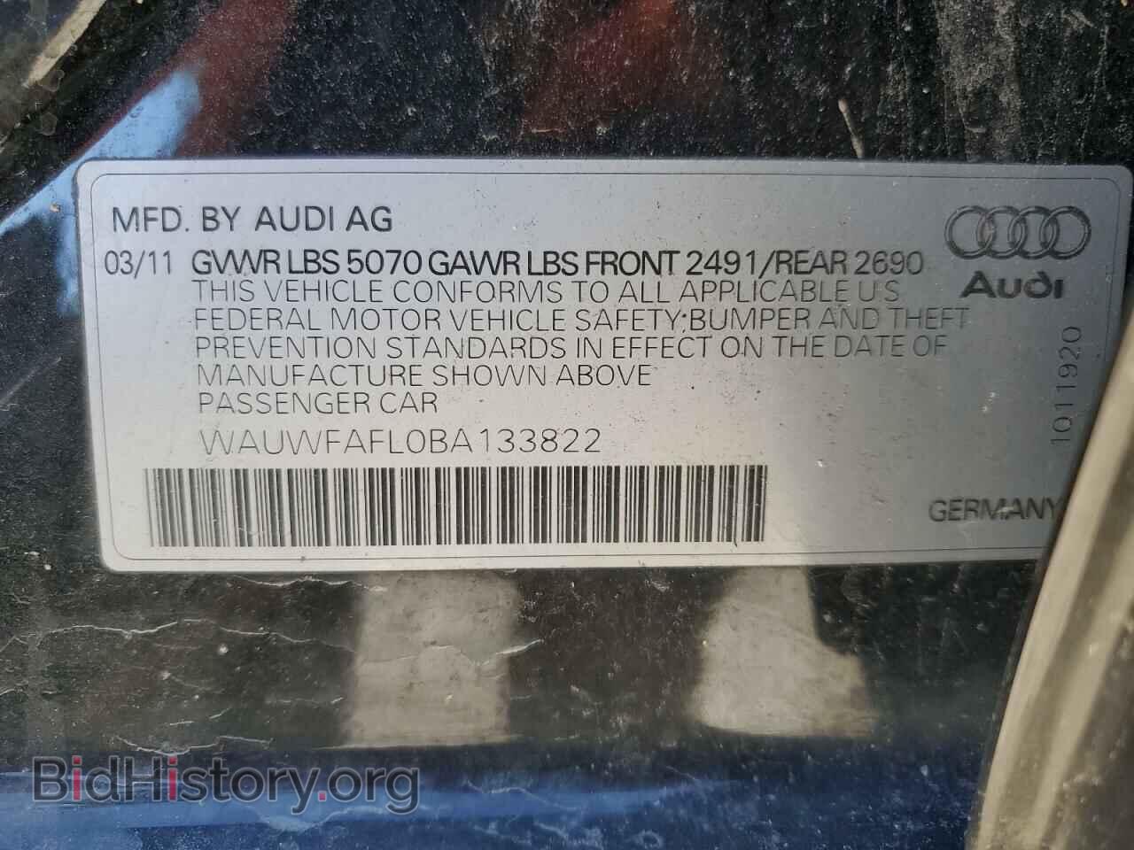 2011 AUDI A4 - VIN: WAUWFAFL0BA133822 - Фото 13