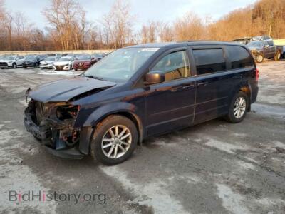 2013 Dodge CARAVAN SXT, blue — VIN 2C4RDGCG0DR794829, Copart