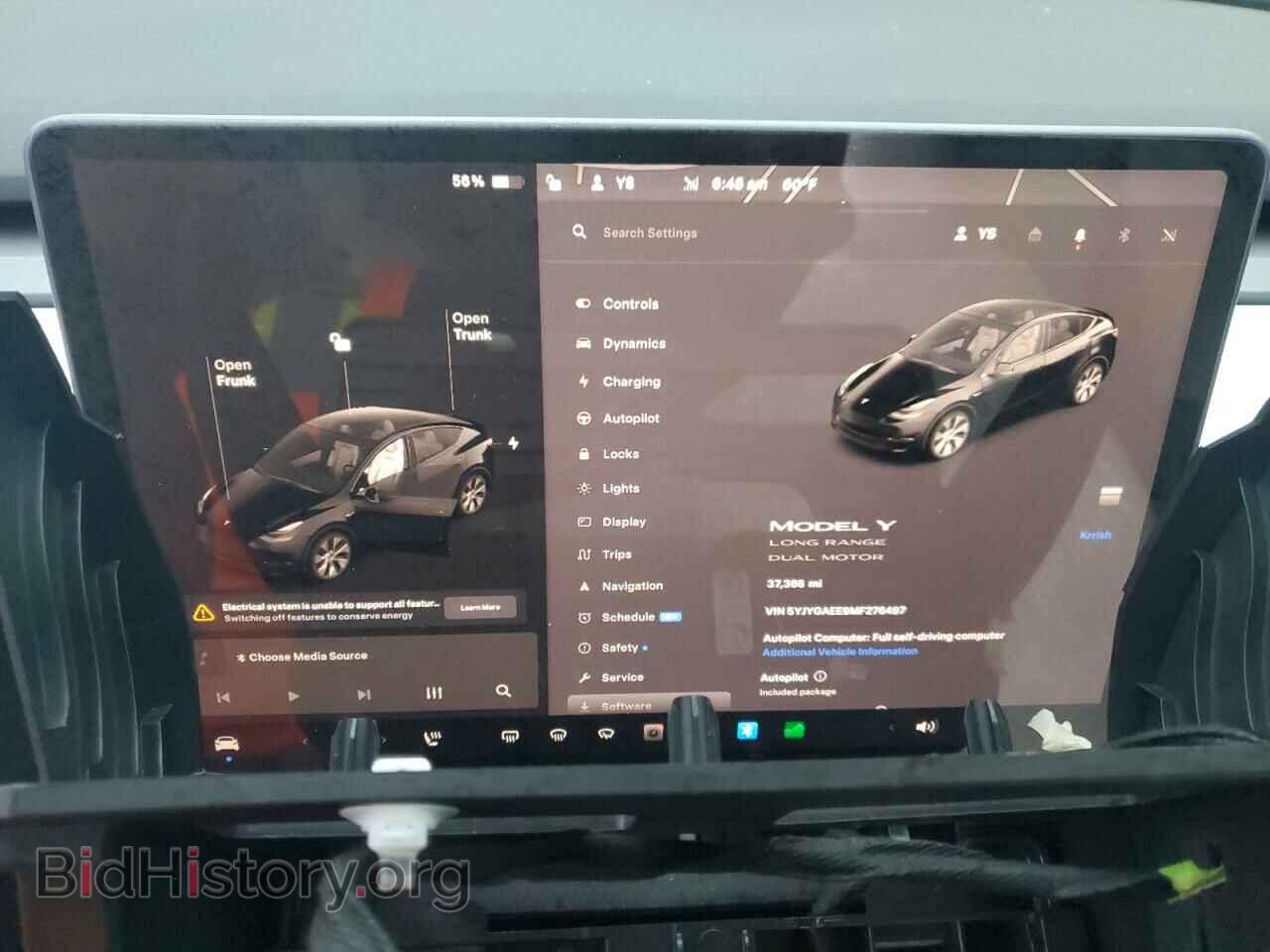 2021 TESLA MODEL Y - VIN: 5YJYGAEE9MF276497 - Photo 9