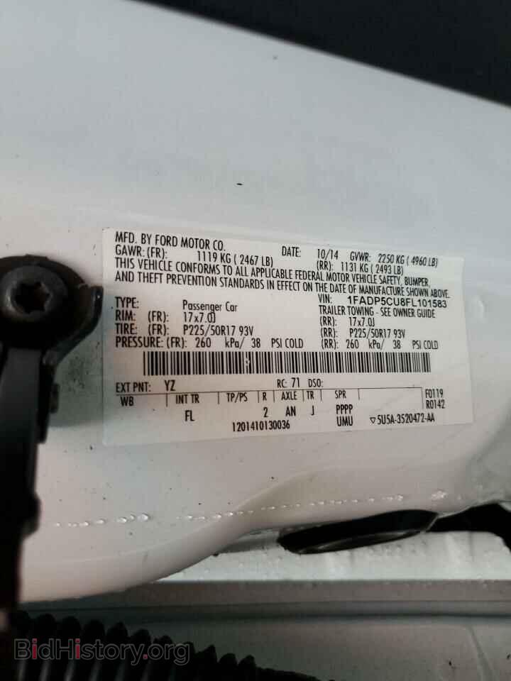 2015 FORD CMAX - VIN: 1FADP5CU8FL101583 - Photo 12