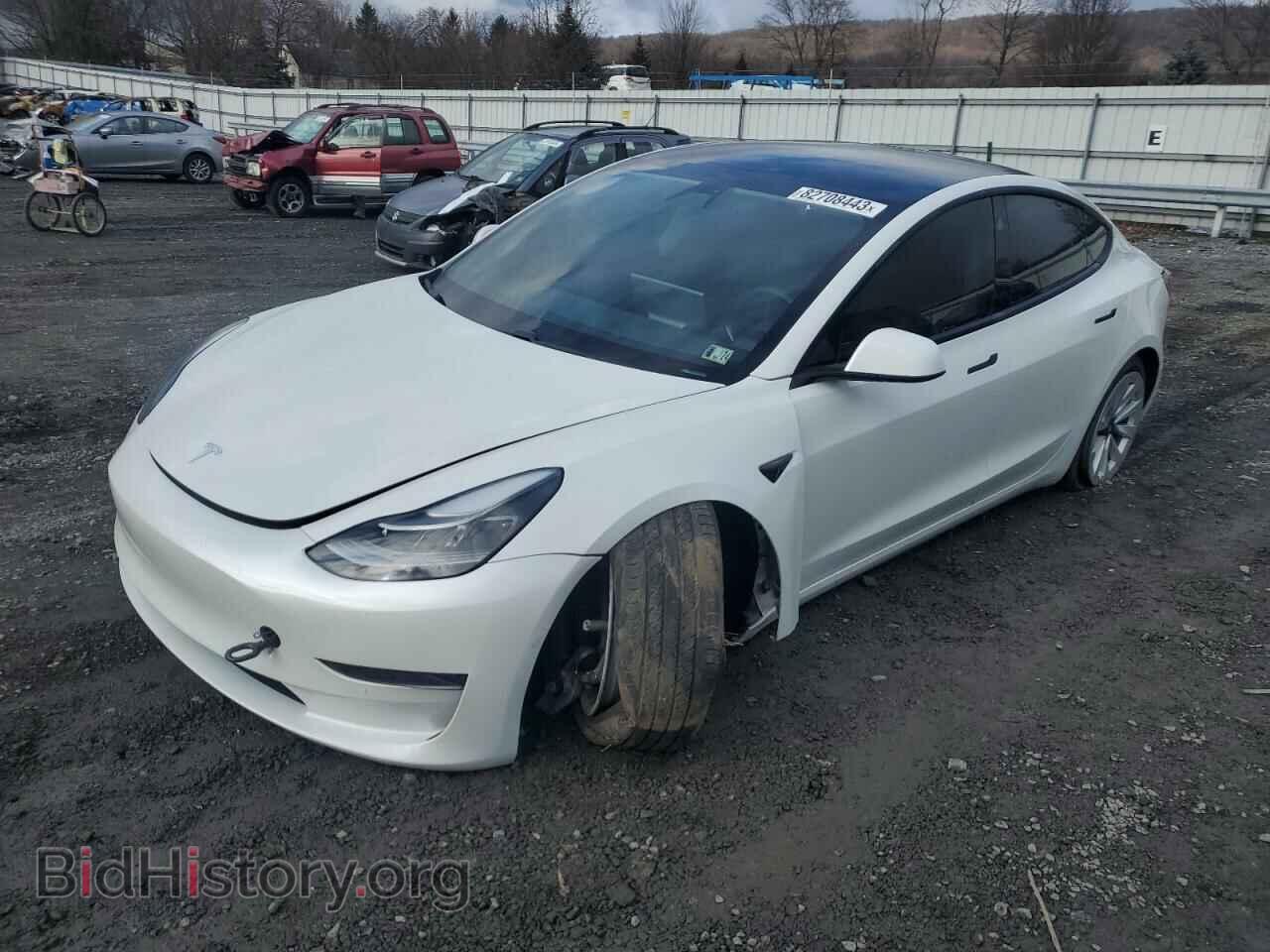 Photo 5YJ3E1EA5MF047165 - TESLA MODEL 3 2021