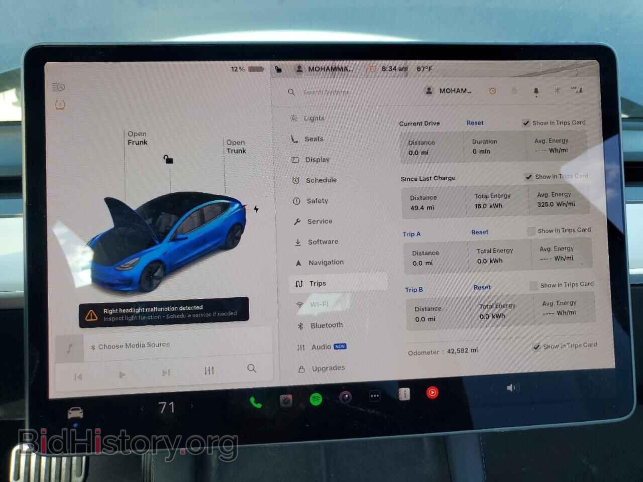 2021 TESLA MODEL 3 - VIN: 5YJ3E1EB4MF053483 - Photo 9