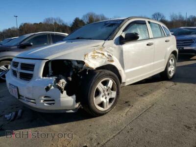 2008 Dodge CALIBER, белый — VIN 1B3HB28BX8D776494, Copart