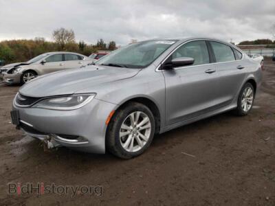 2016 Chrysler 200 Limited, серебристый — VIN 1C3CCCAB8GN186538, Copart