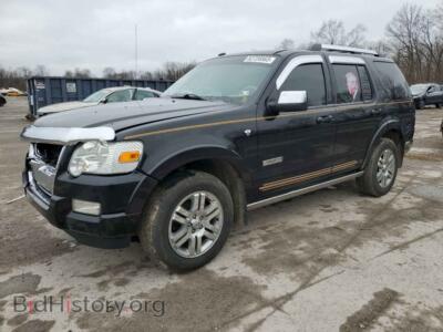 2008 Ford EXPLORER Limited, черный — VIN 1FMEU75878UB32111, Copart