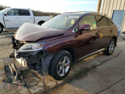 2015 Lexus RX350 350, бордовый — VIN 2T2ZK1BA9FC192011, Copart