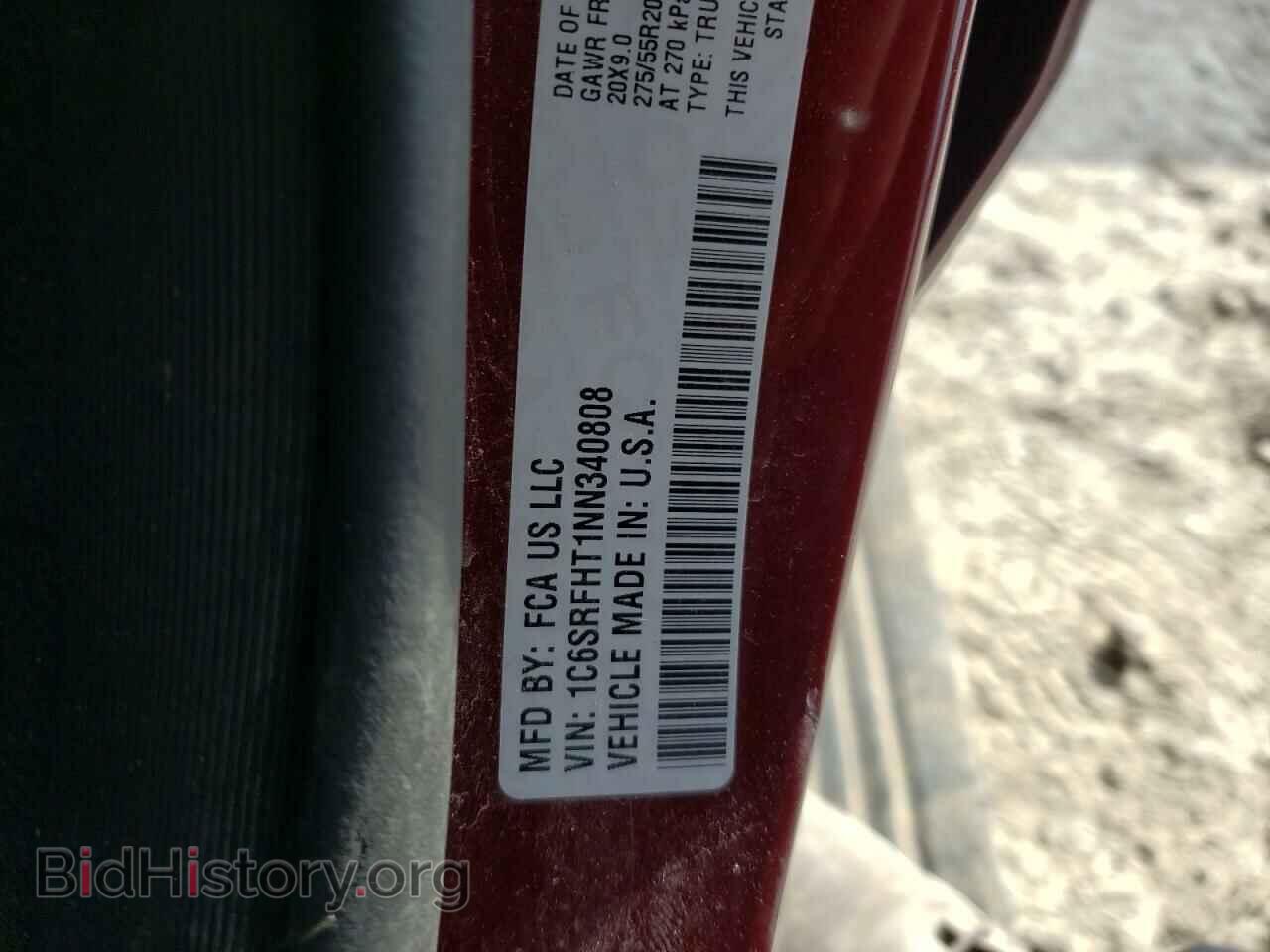 2022 RAM 1500 - VIN: 1C6SRFHT1NN340808 - Photo 12