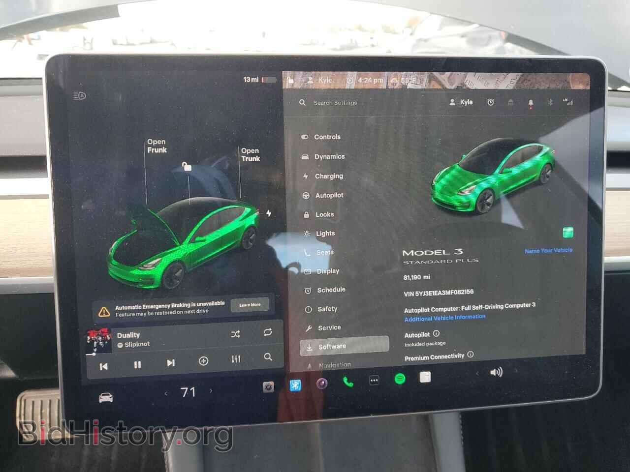 2021 TESLA MODEL 3 - VIN: 5YJ3E1EA3MF082156 - Photo 9
