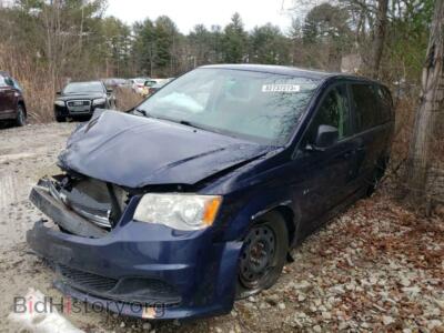2014 Dodge CARAVAN SE, синий — VIN 2C4RDGBG7ER348955, Copart