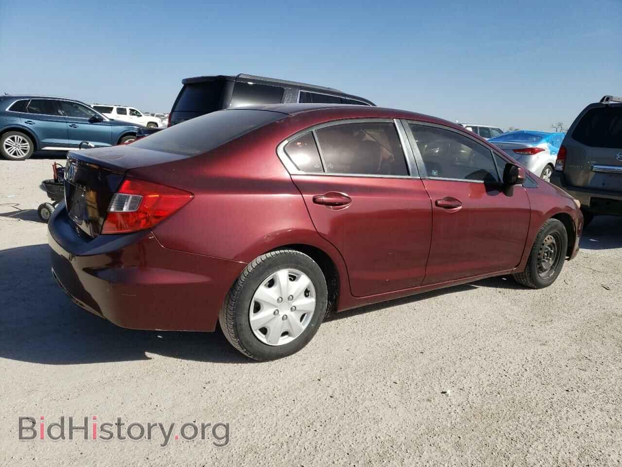 2012 HONDA CIVIC - VIN: 2HGFB2F56CH544989 - Фото 3