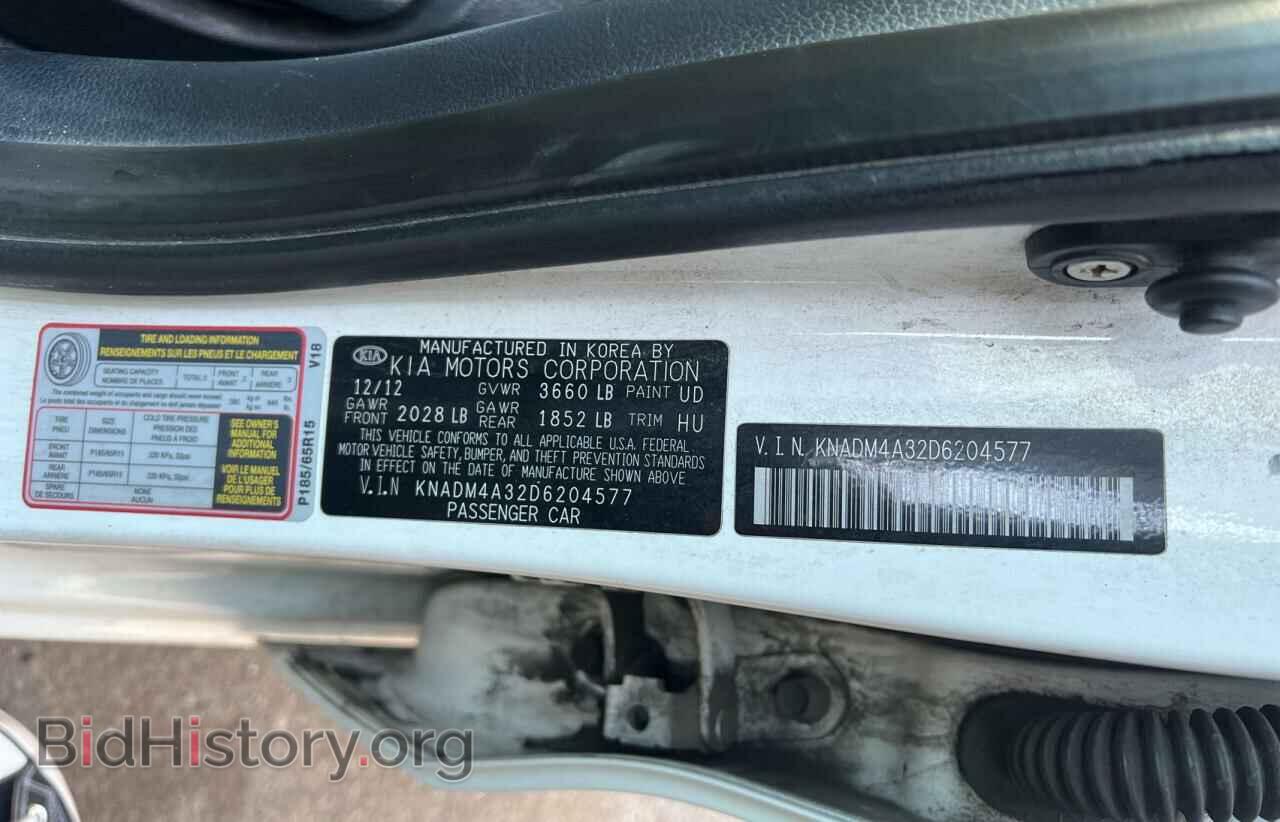 2013 KIA RIO - VIN: KNADM4A32D6204577 - Фото 10