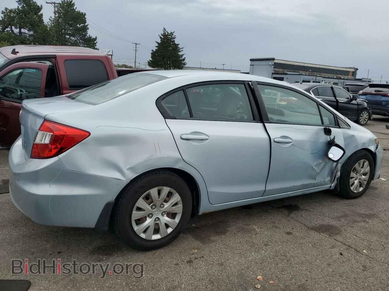 2012 HONDA CIVIC - VIN: 19XFB2F5XCE325219 - Фото 3