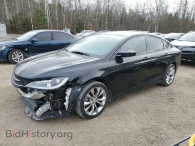 2015 Chrysler 200 S, черный — VIN 1C3CCCBB1FN708651, Copart