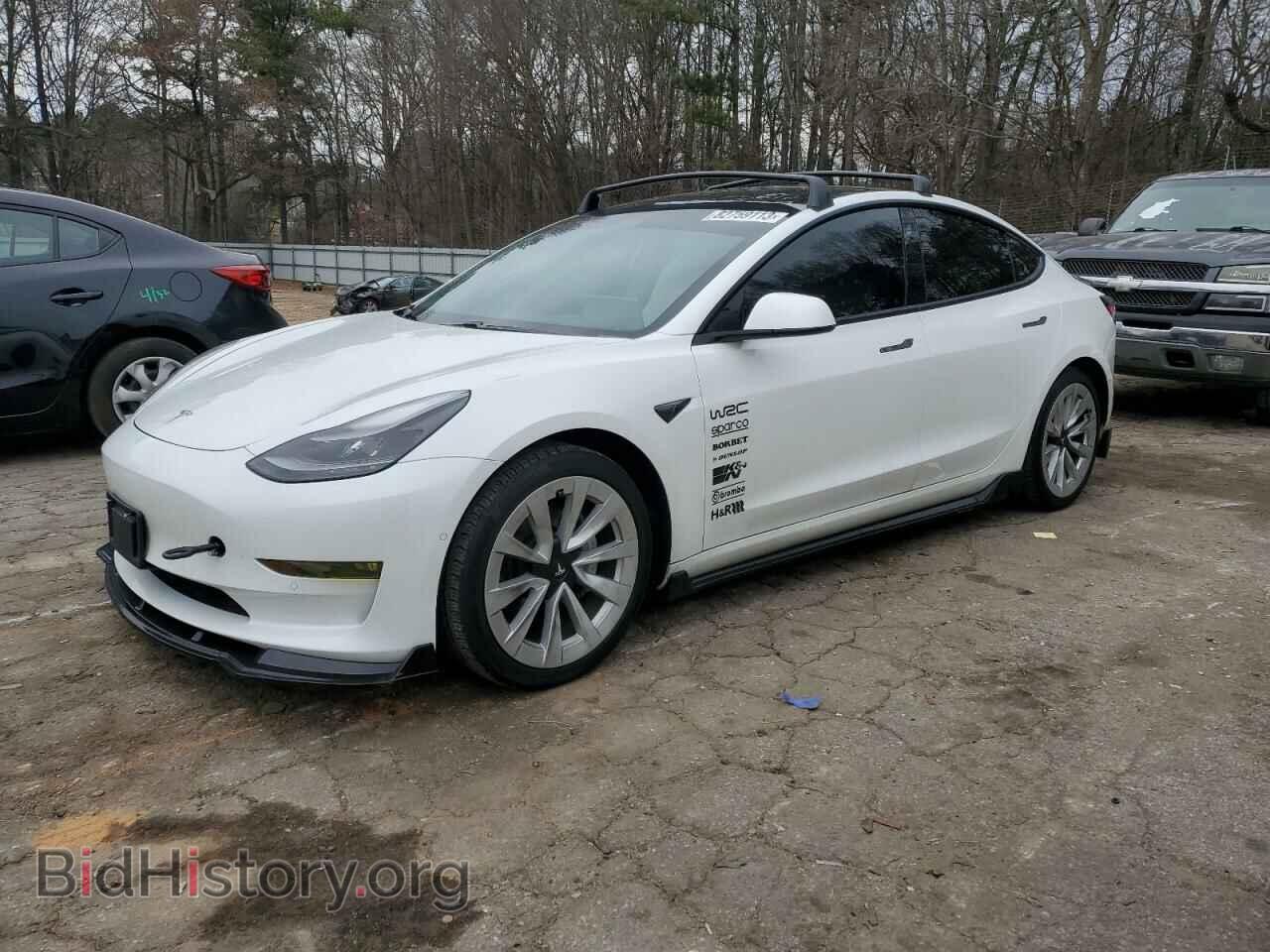 Photo 5YJ3E1EA4MF045696 - TESLA MODEL 3 2021