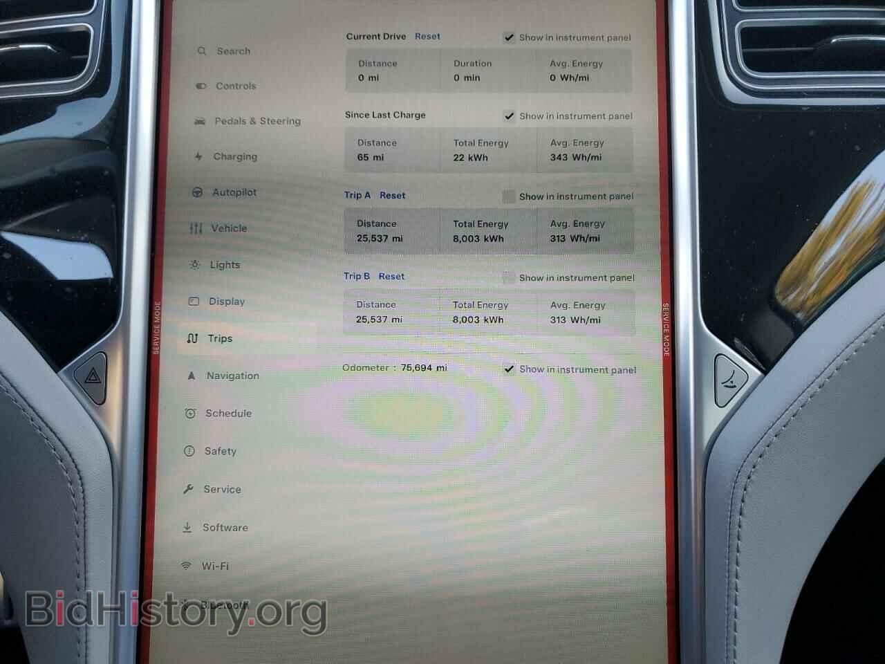 2014 TESLA MODEL S - VIN: 5YJSA1S11EFP54096 - Photo 9