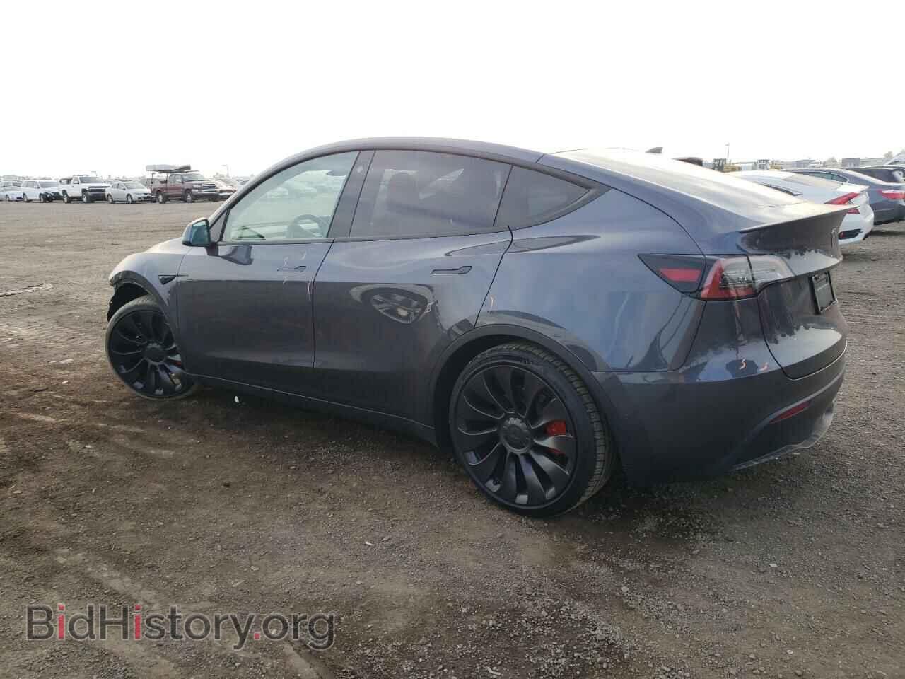 2022 TESLA MODEL Y - VIN: 7SAYGDEF1NF544294 - Фото 2